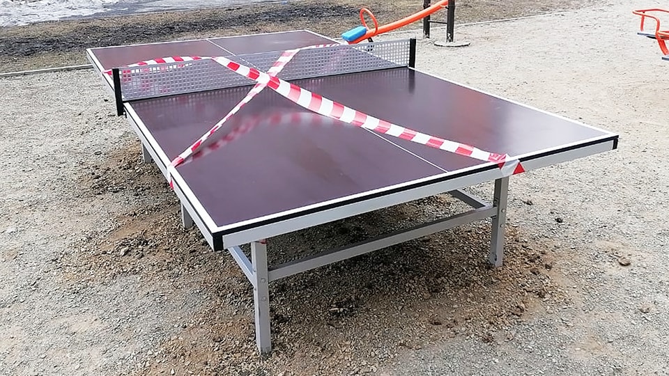 Доставка теннисных столов для улицы в Ижевске